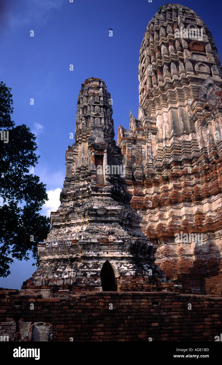 Ruinen von Ayuttaya Thailand Stockfoto