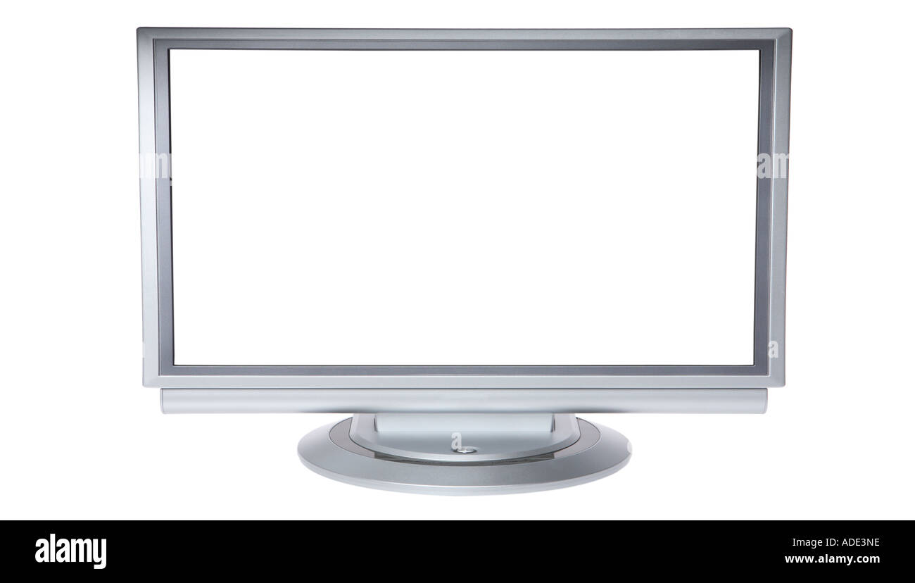 Widescreen-Plasma-Fernseher Stockfoto