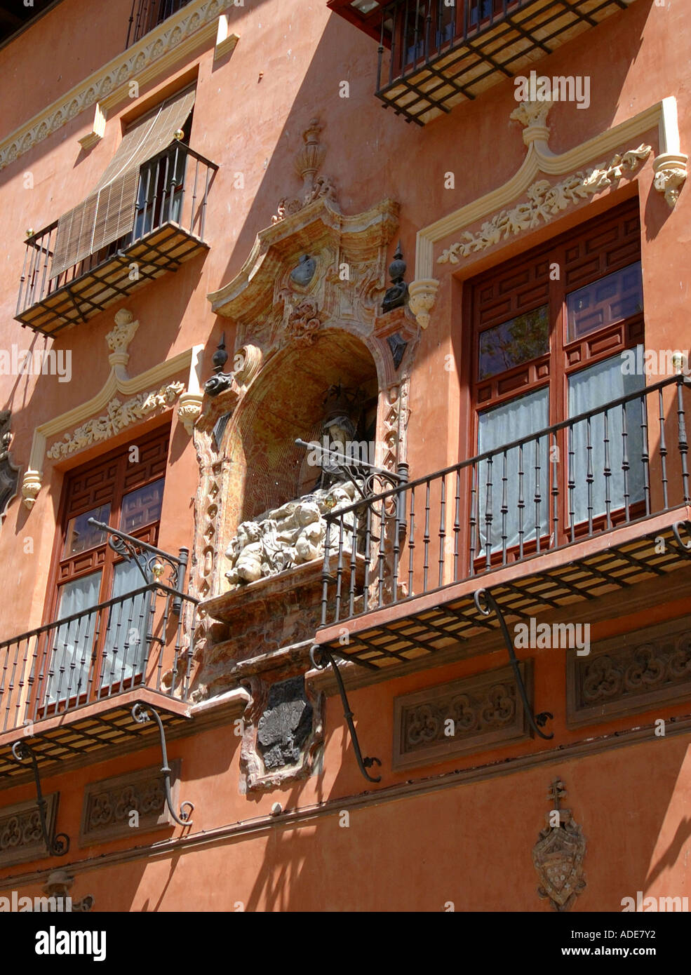 Ansicht der charakteristischen Gebäude Granada Andalusien Andalusien España Spanien Iberia Europa Stockfoto