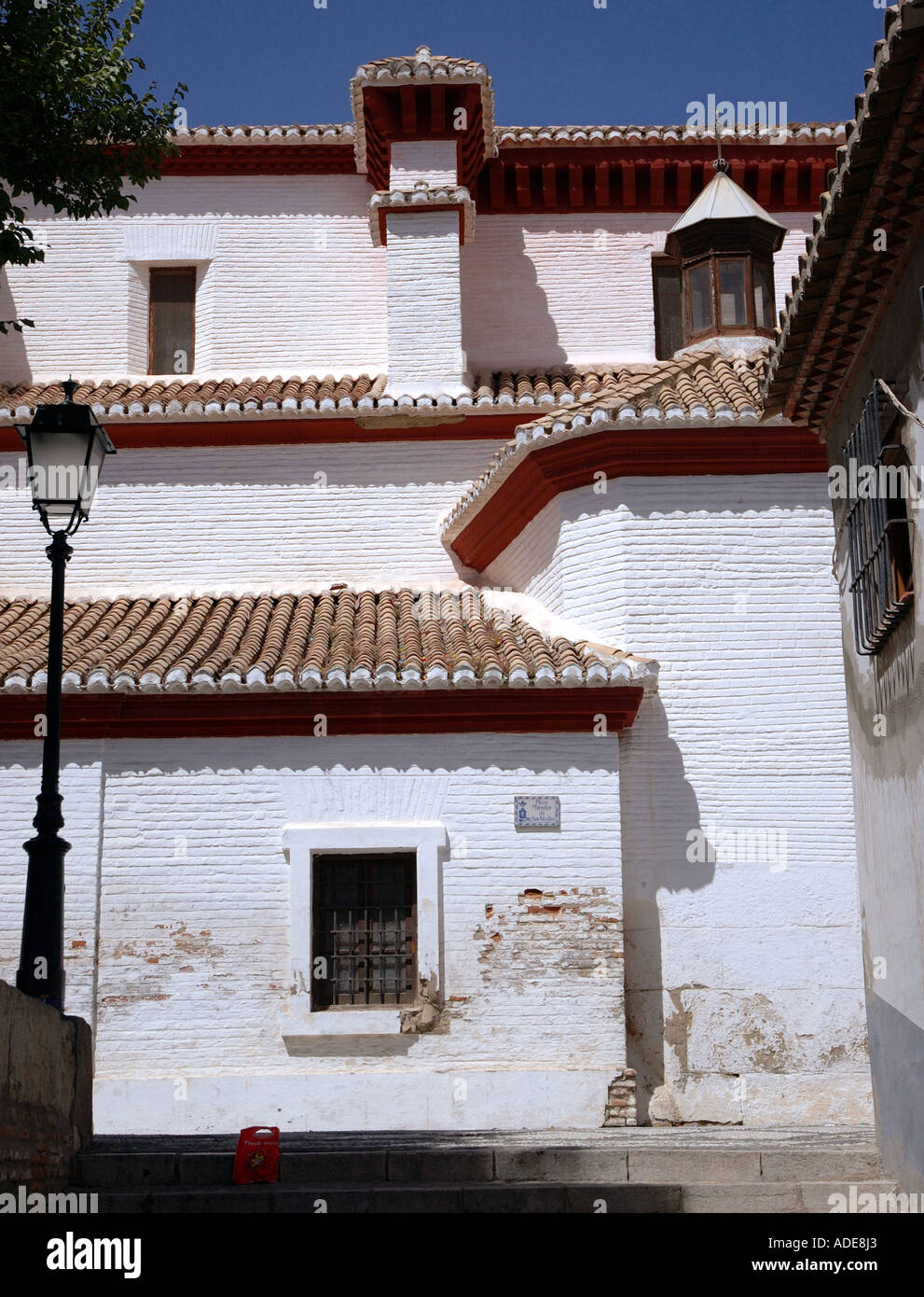 Blick auf charakteristische Gebäude Granada Andalusien Andalusien España Spanien Iberia Europa Stockfoto