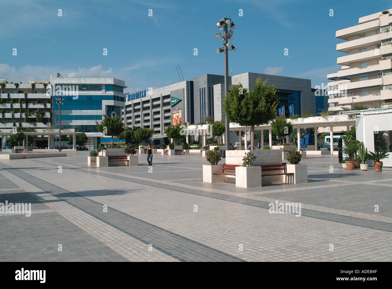 Einkaufszentrum, Puerto Banus, Marbella, Spanien Stockfoto