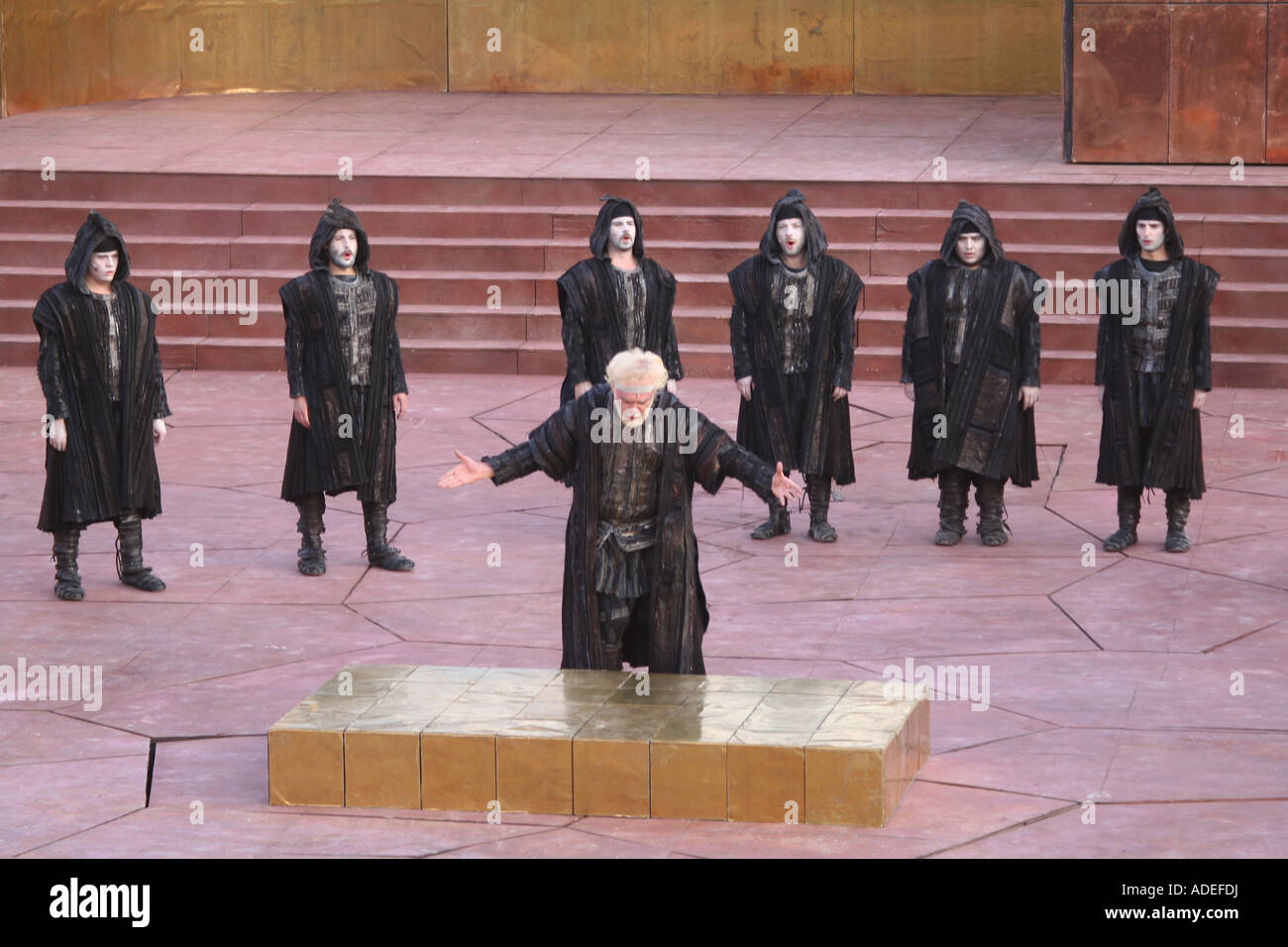 Griechische Tragödien - ist dies ein Moment der Tragödie genannt "Eracle" Stockfoto