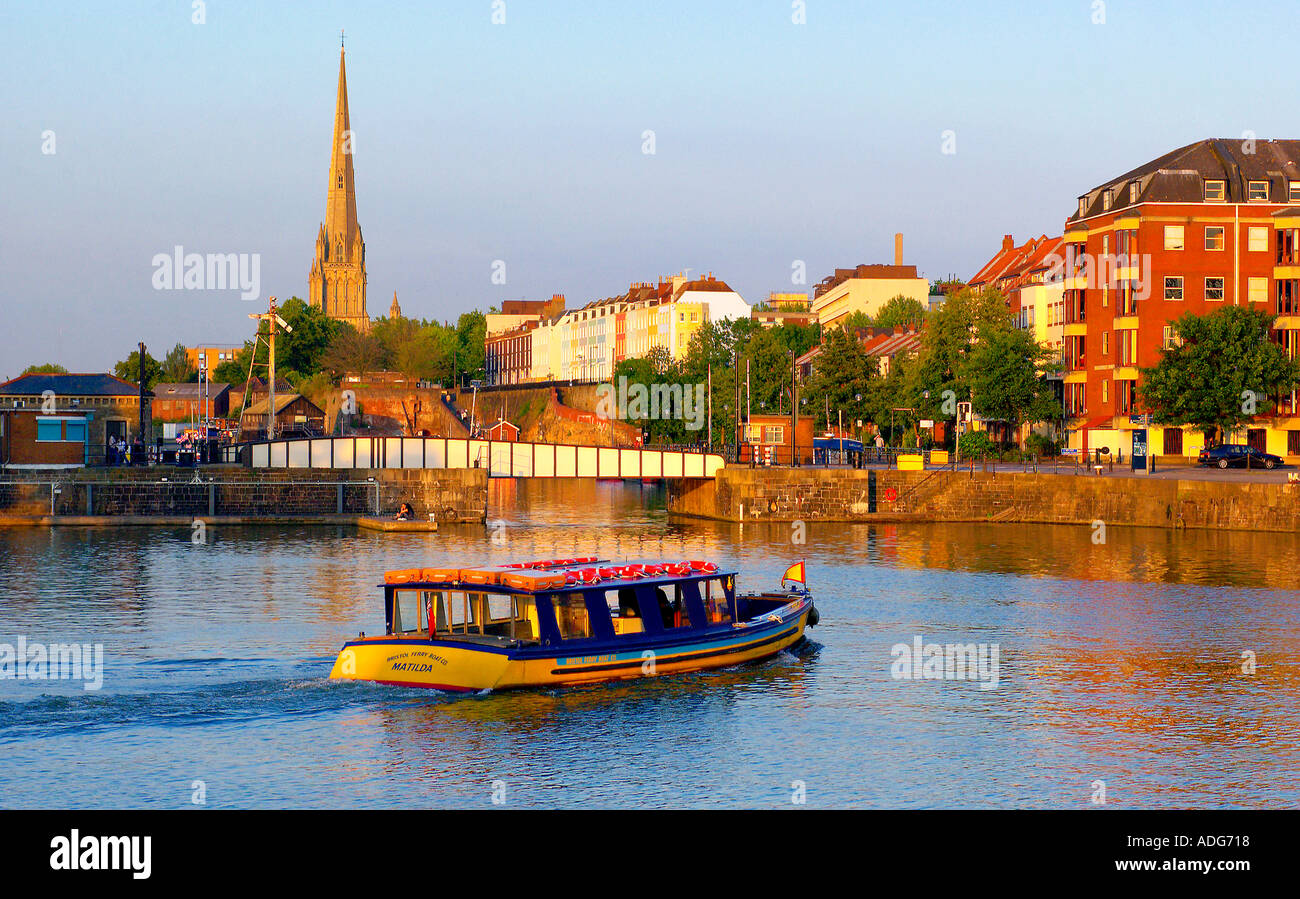 Ferry Boat St Mary Redcliffe Kirche Bristol UK Stockfoto