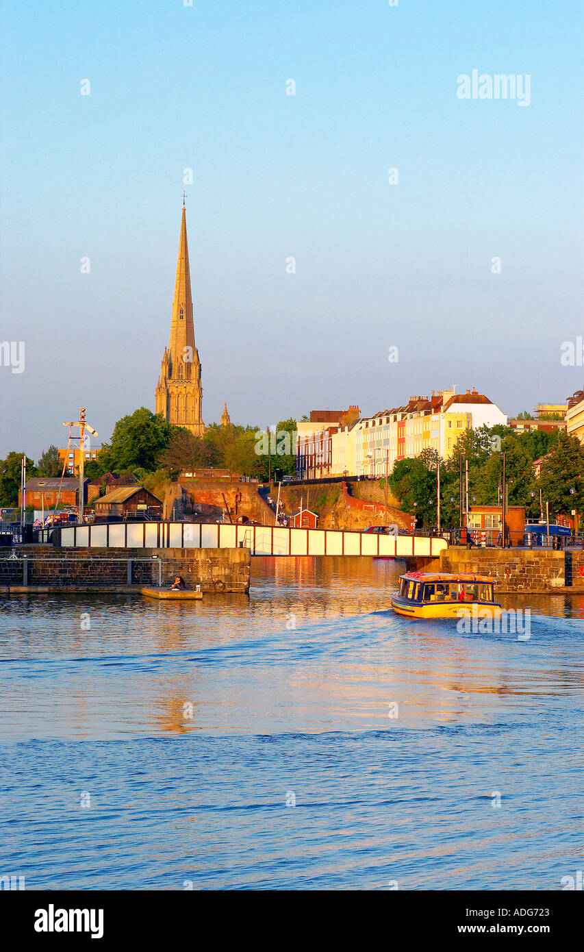 Ferry Boat St Mary Redcliffe Kirche Bristol UK Stockfoto