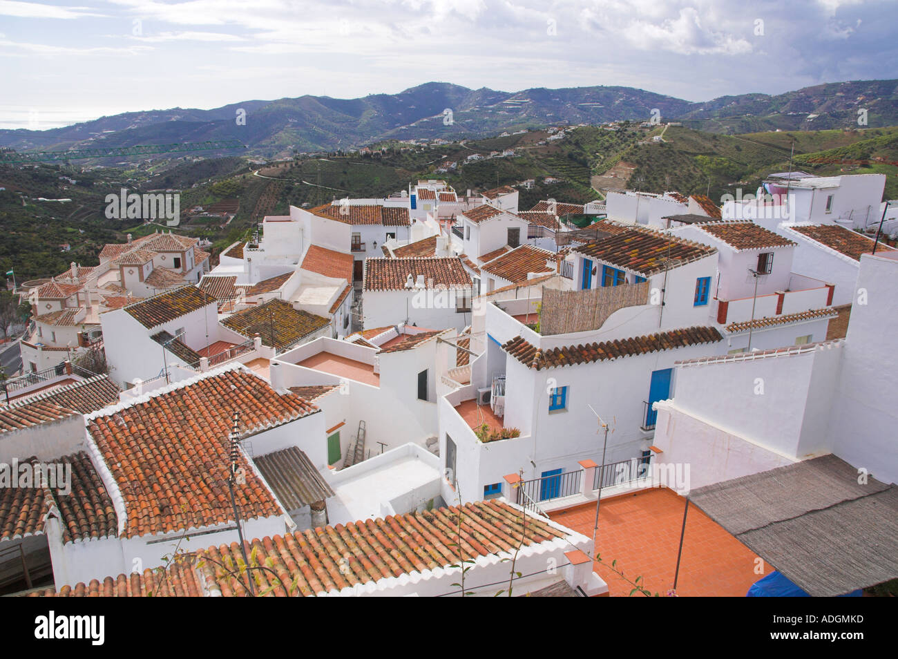 Europa Spanien Andalusien Costa del Sol Frigiliana Stockfoto