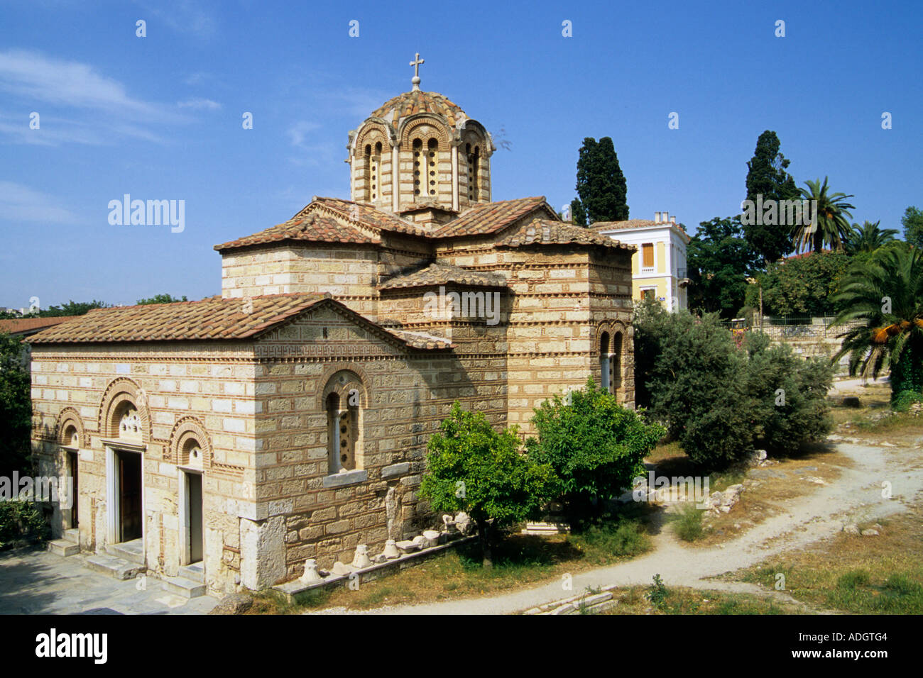 Griechenland Athen antike Agora Heiligen Apostel Kirche Stockfoto