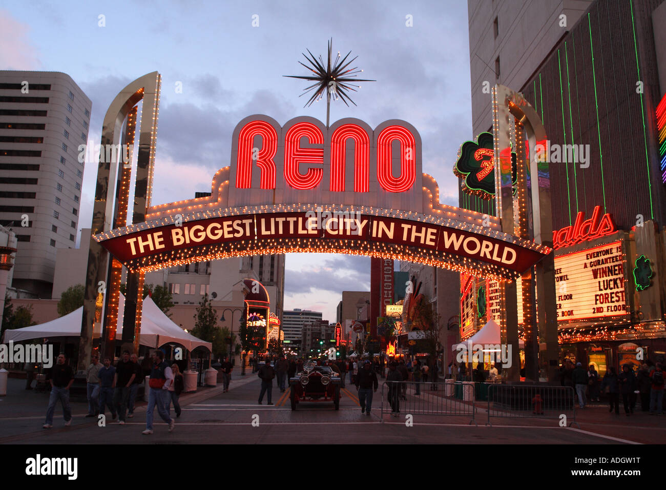 Reno, Nevada Stockfoto