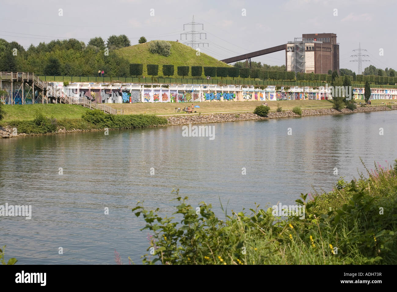 Rhein-Herne Kanal, Rhein-Herne-Kanal Stockfoto