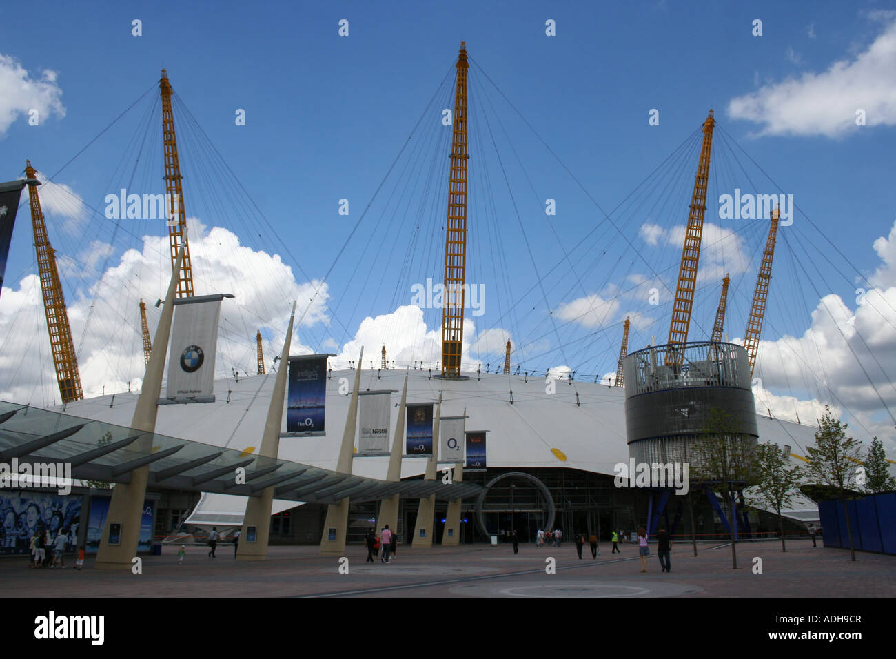 Außenseite des frisch renovierten Millennium Dome in Greenwich London August 2007 Stockfoto