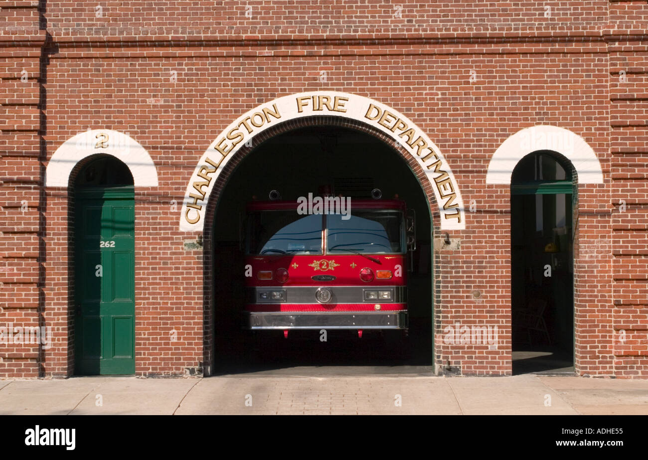 Charleston Feuerwehr Charleston South Carolina Stockfoto