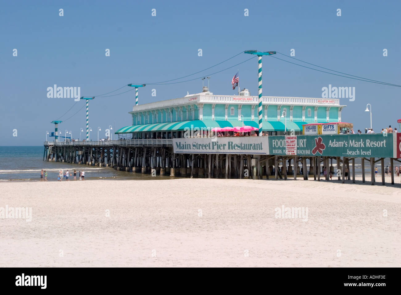 Main Street Pier Auf Den Atlantischen Ozean Daytona Beach Florida Usa Stockfotografie Alamy