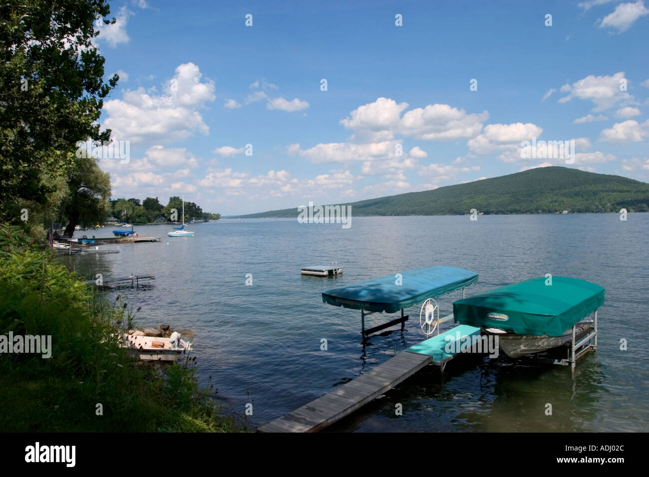 Canandaigua Lake in der Finger Lakes Region von New Yrok Zustand Stockfoto