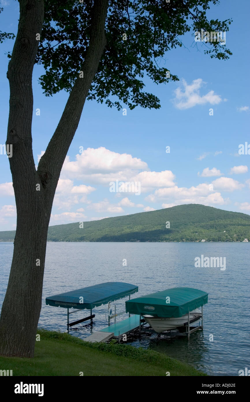 Canandaigua Lake in der Finger Lakes Region von New Yrok Zustand Stockfoto