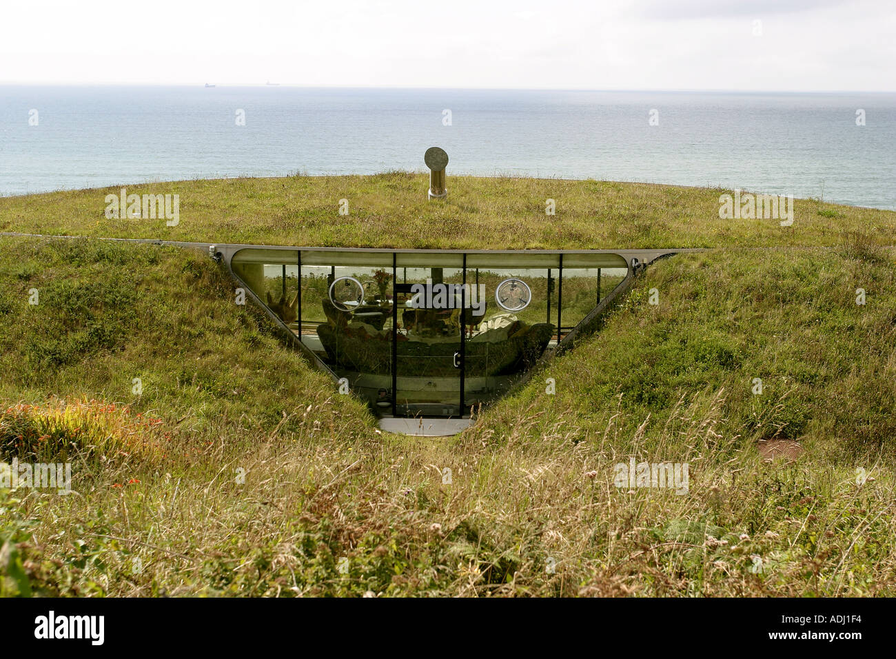 Haus am Hang in der Nähe von Druidston Haven von Pembrokeshire Wales Stockfoto