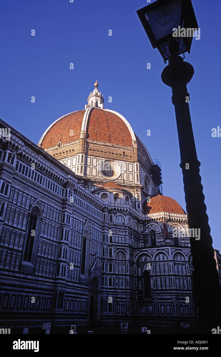 Die Renaissance-Dom und Baptisterium in Florenz Toskana Italien Stockfoto