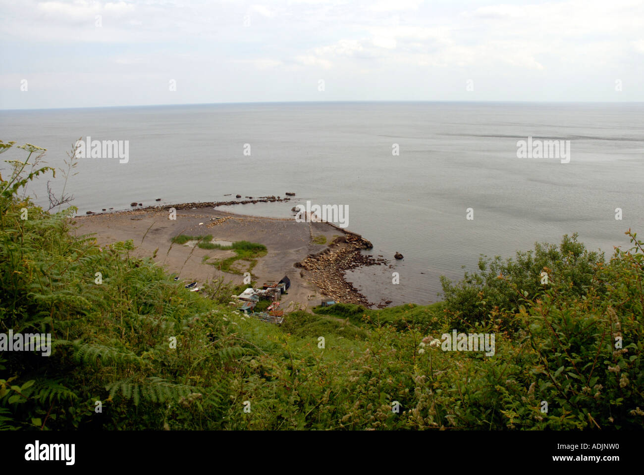 Hafen Mulgrave Yorkshire Ostküste Stockfoto