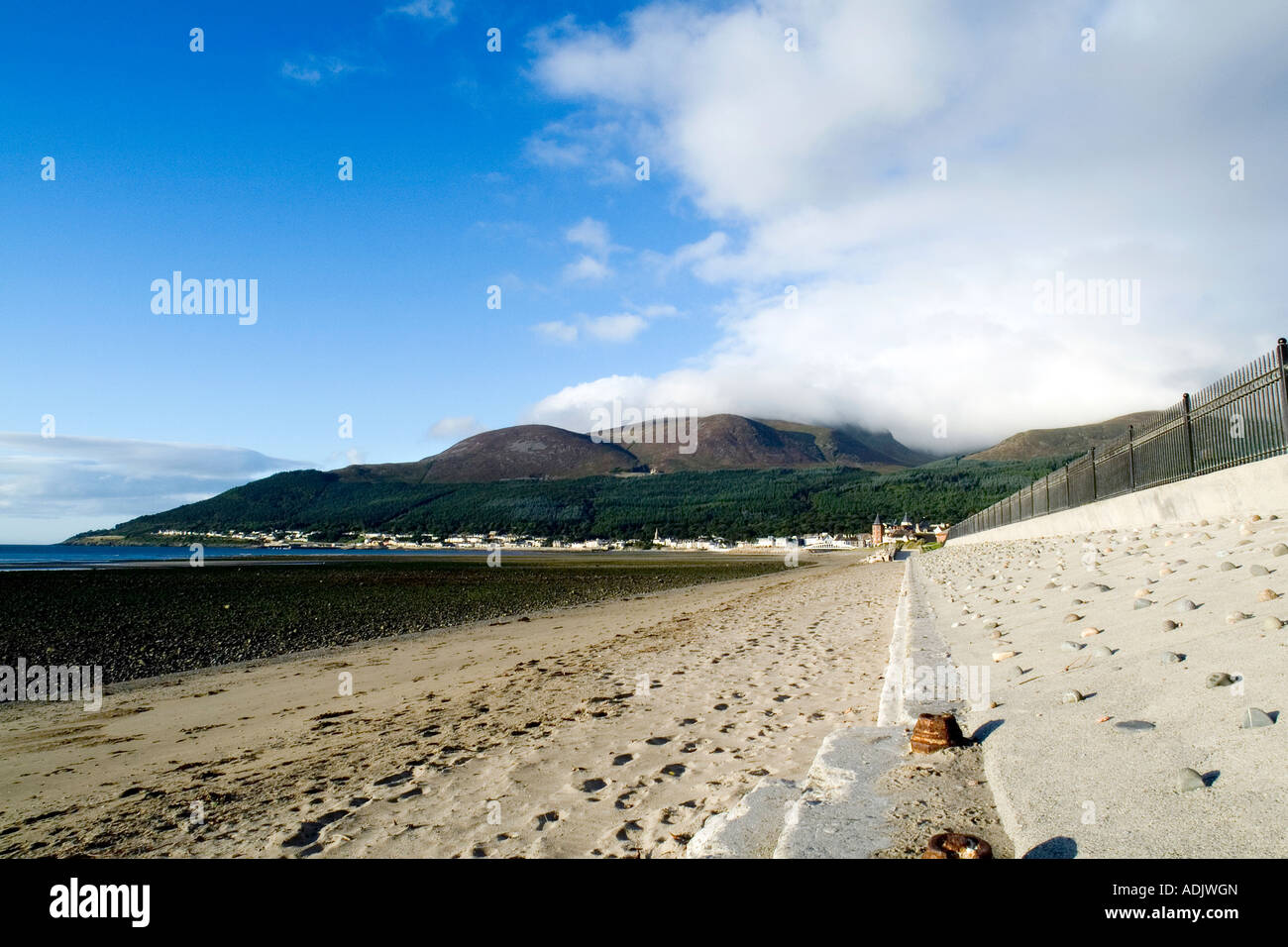 Strand-Newcastle-Grafschaft Down Northern Irland Stockfoto