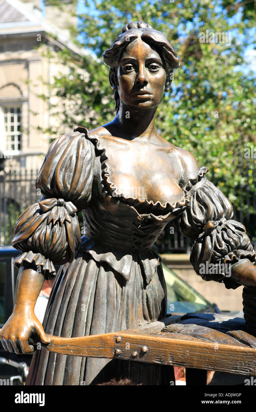 Statue von Molly Malone in Dublin in Irland Stockfoto