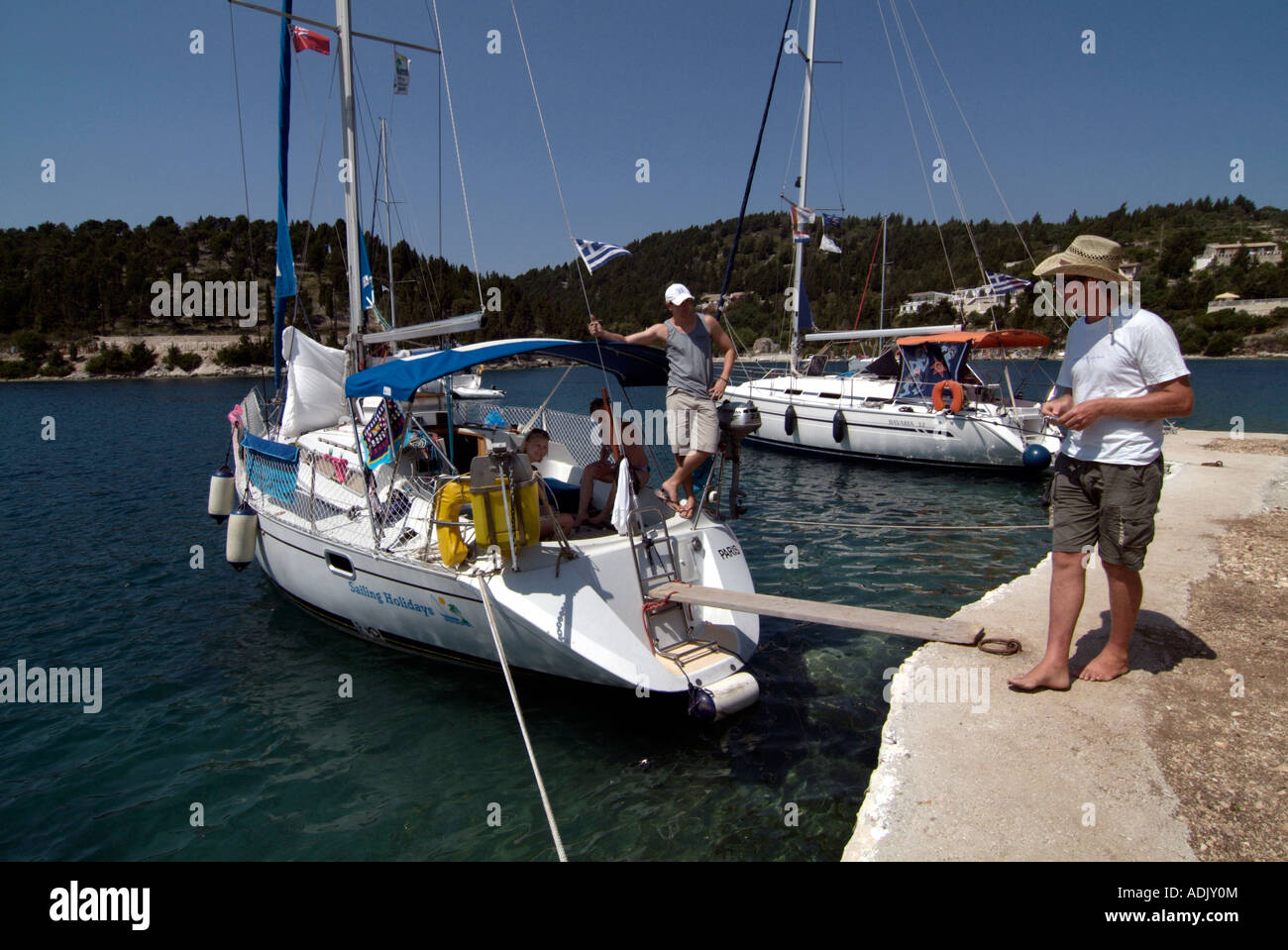 Gefühl 960 Segelboot Stockfoto