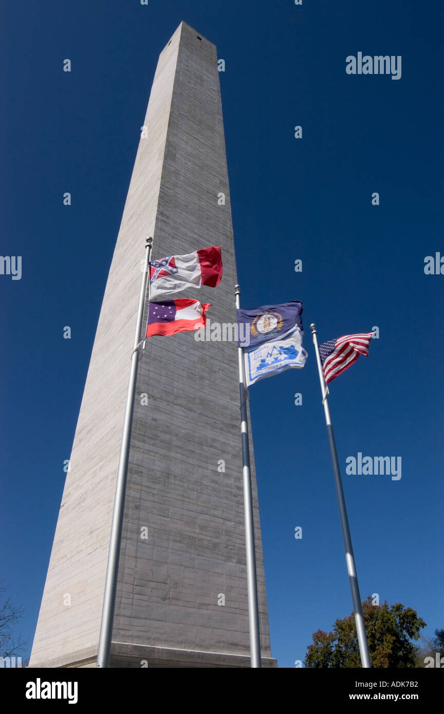 Jefferson Davis Denkmal Stockfoto