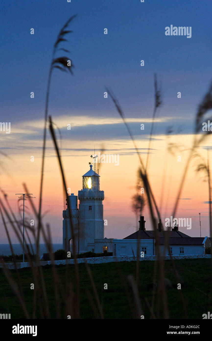 St. Katharinen Leuchtturm Isle Of Wight Stockfoto