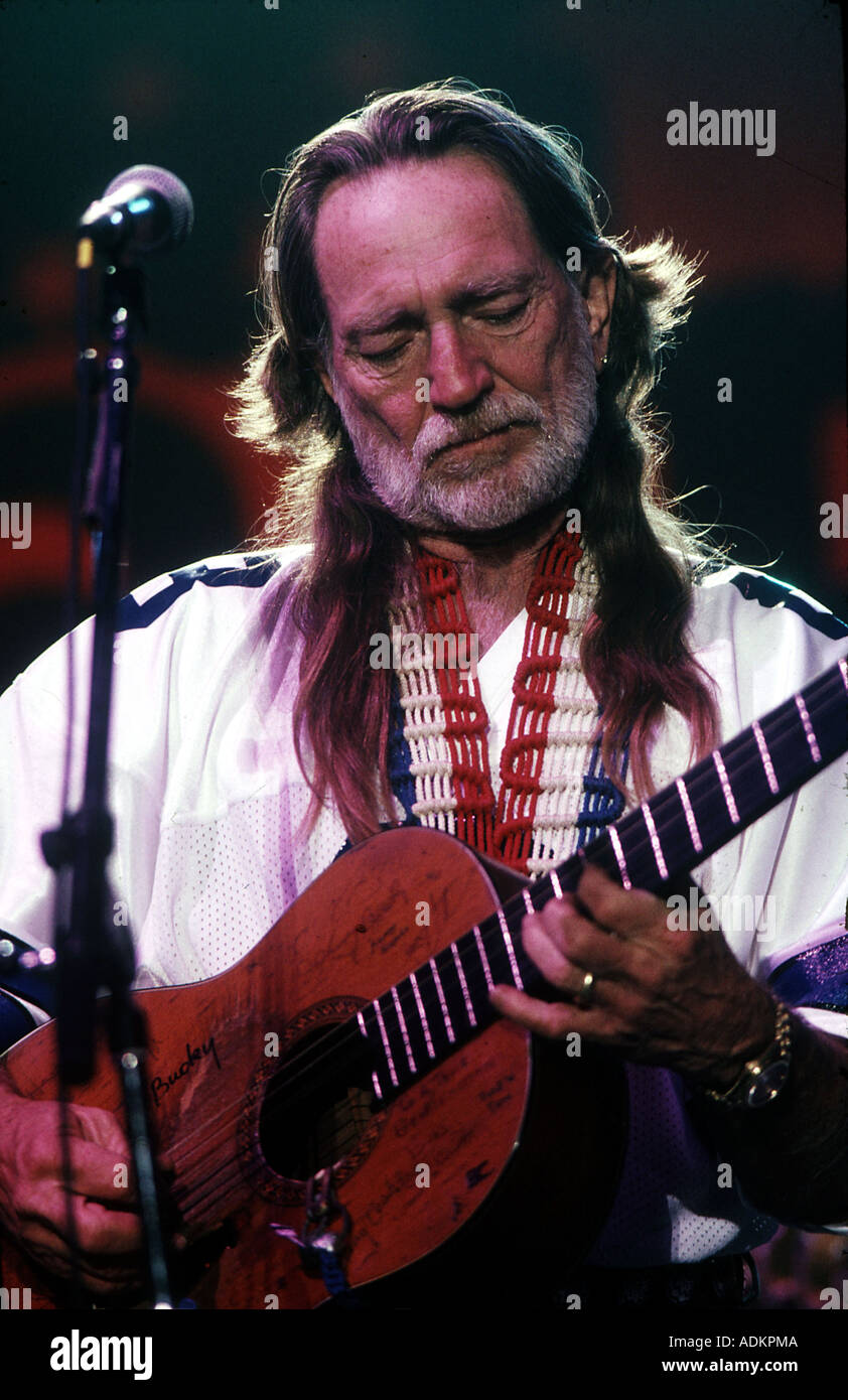WILLIE NELSON uns Country-Musiker Stockfoto