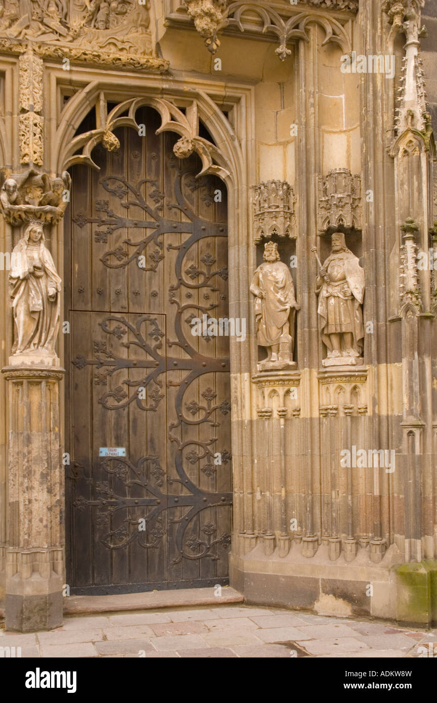 Fassade der Kathedrale von St. Elizabeth in zentralen Kosice in der östlichen Slowakei EU Stockfoto