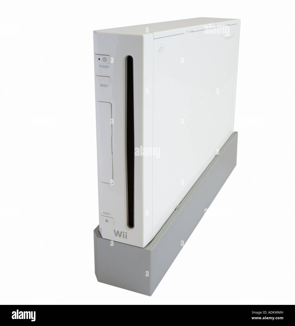 Nintendo Wii Spiele Konsole Ausschnitt Stockfoto