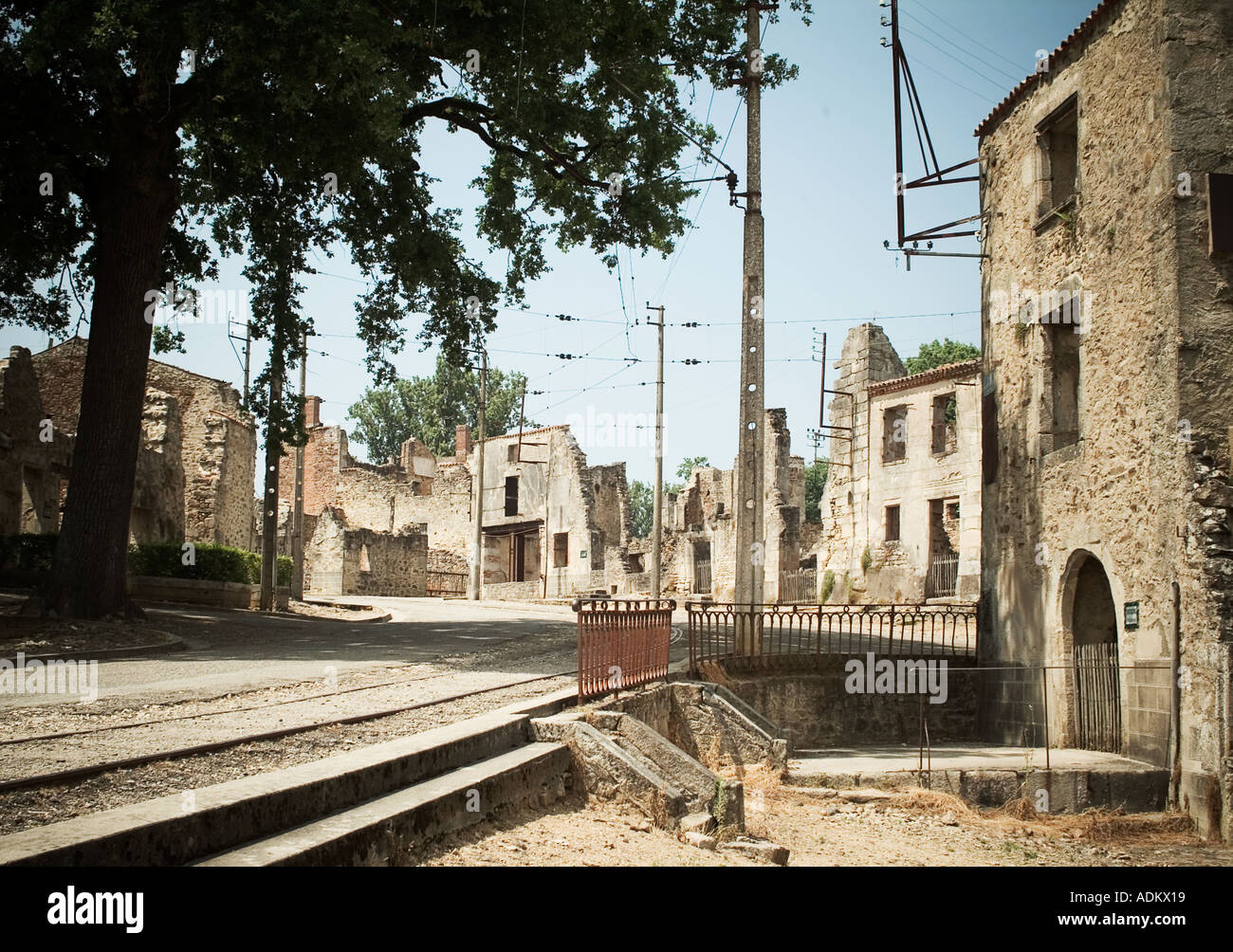 Oradour Sur Glane Frankreich Stockfoto