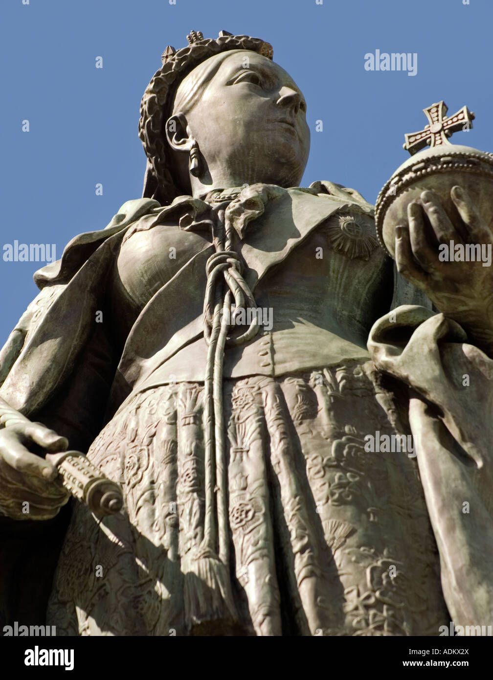 Statue von Königin Victoria in Victoria Square Birmingham Stockfoto