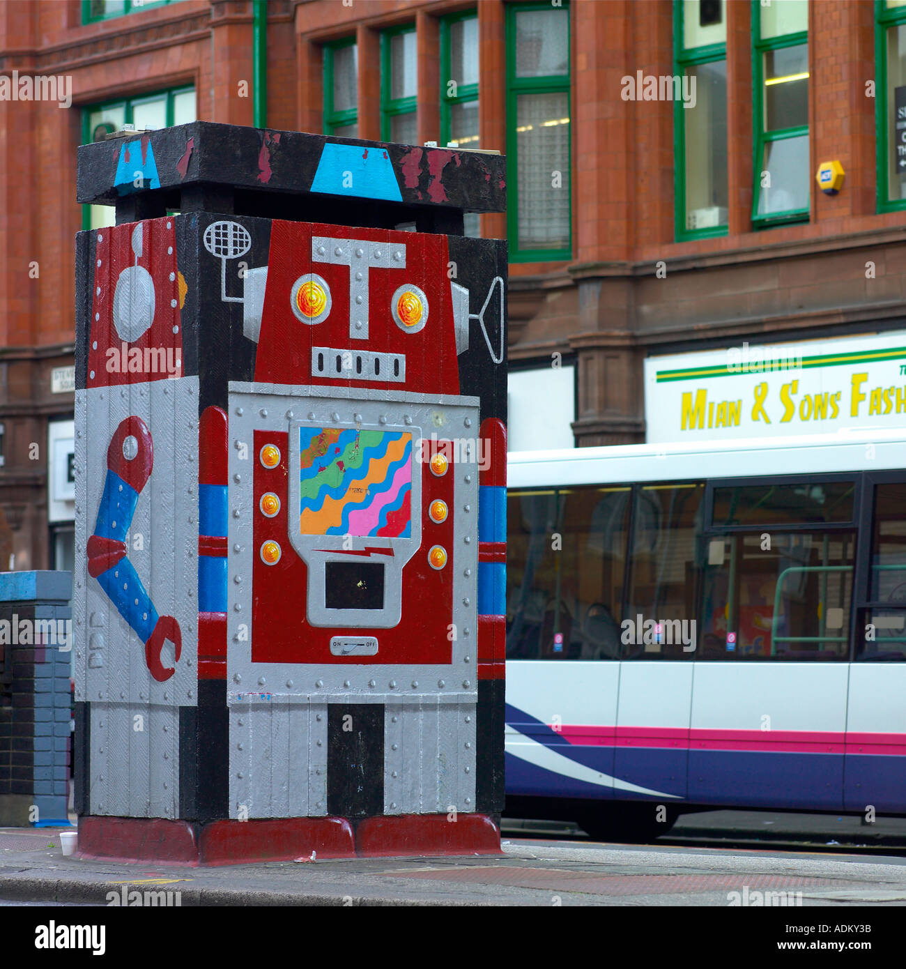 Graffiti Ancoats Manchester Stockfoto