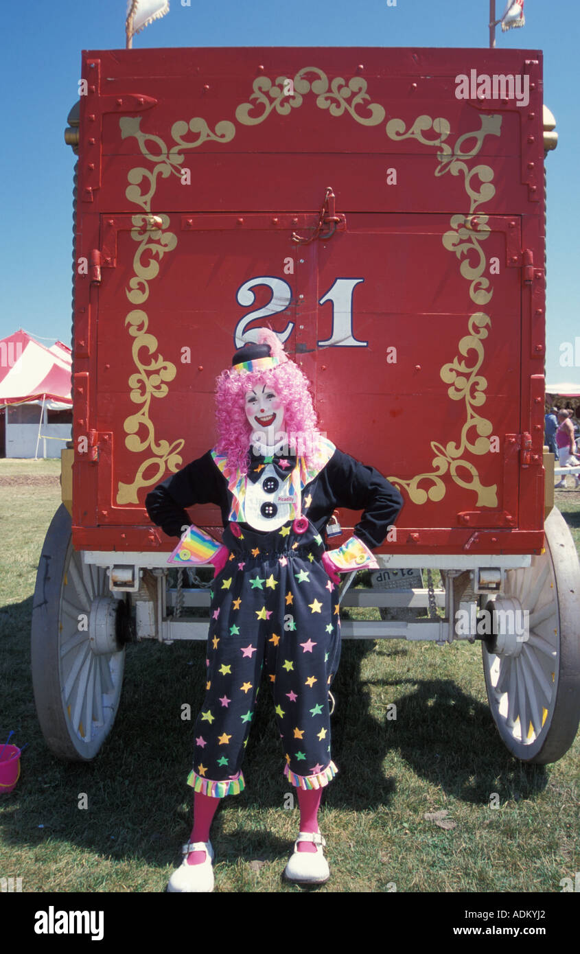 Der große Zirkus Clowns Parade Milwaukee Wisconsin Vereinigte Staaten von Amerika Stockfoto