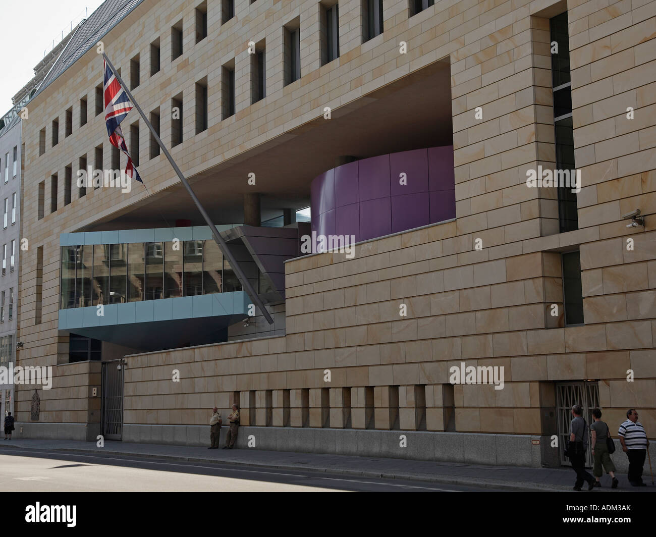 Britische Botschaft in Berlin Deutschland Architekt Michael Wilford Stockfoto