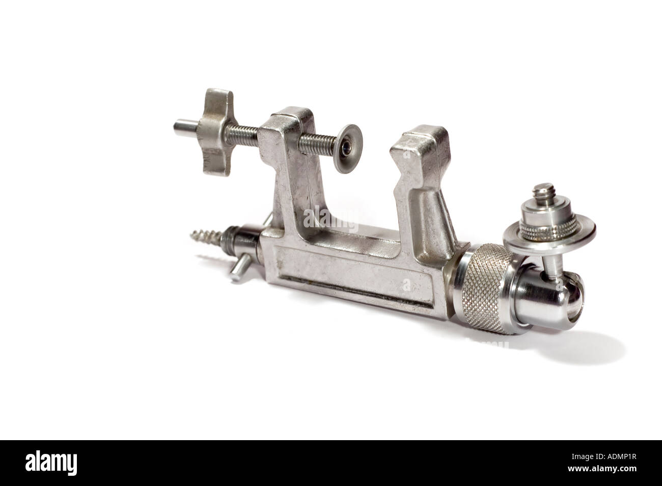 Series-Objekt auf weißen isoliertes Instrument Foto Klammer Stockfoto