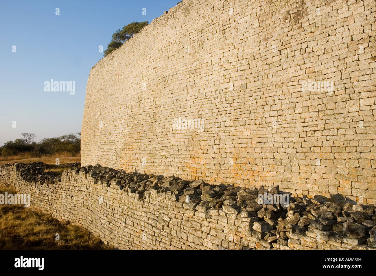 Ruinen von Great Zimbabwe Stockfoto