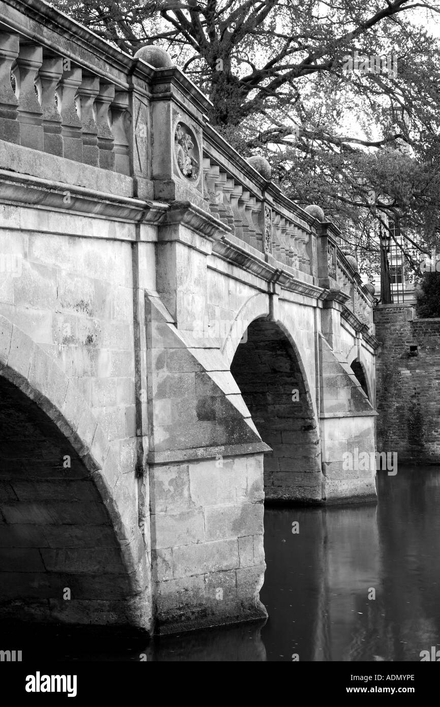 Clare College Brücke, Cambridge University. Stockfoto
