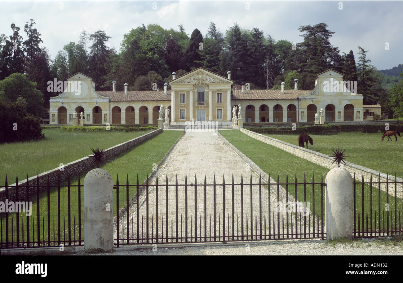 Maser Bei Treviso, Villa Barbaro, Stockfoto