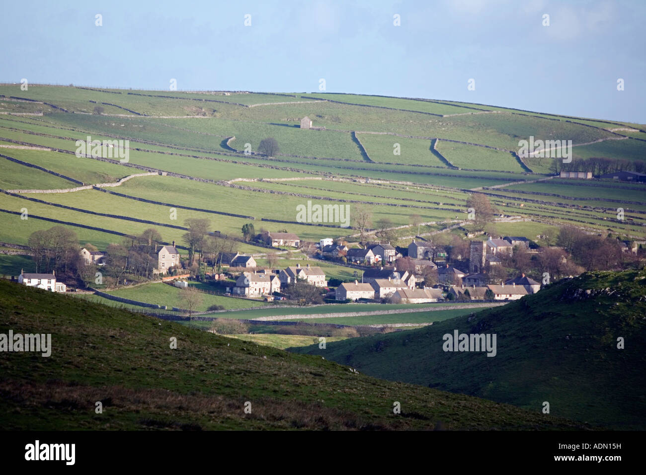 Peak District Nationalpark Derbyshire Stockfoto