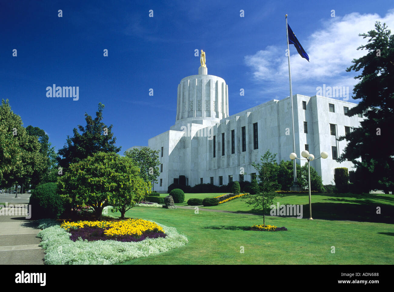 Das Oregon State Capitol Gebäude in Salem Stockfoto
