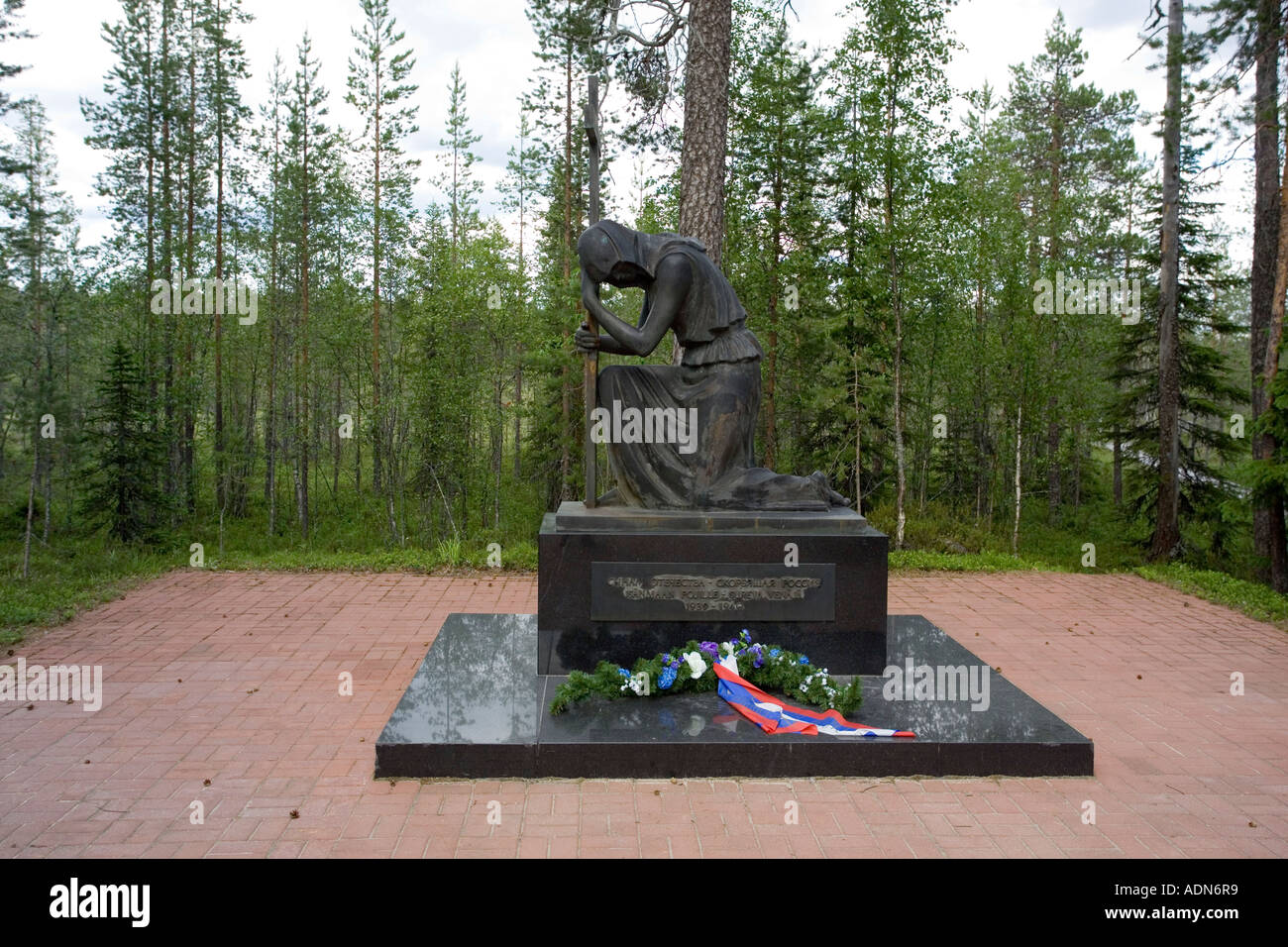 Russische Denkmal, Raate Straße Stockfoto