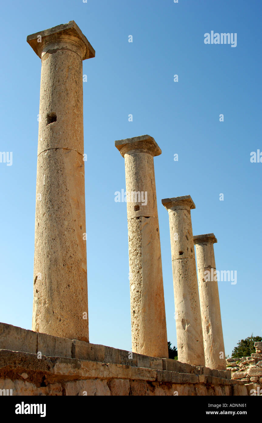 Ruinen am Tempel des Apollo-Zypern Stockfoto