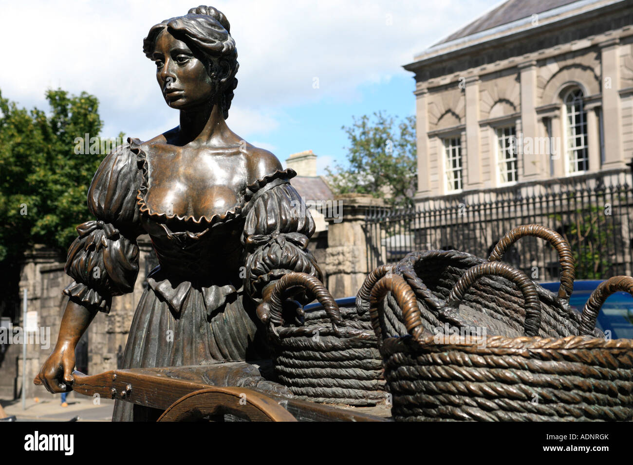 Statue von Molly Malone in Dublin in Irland Stockfoto