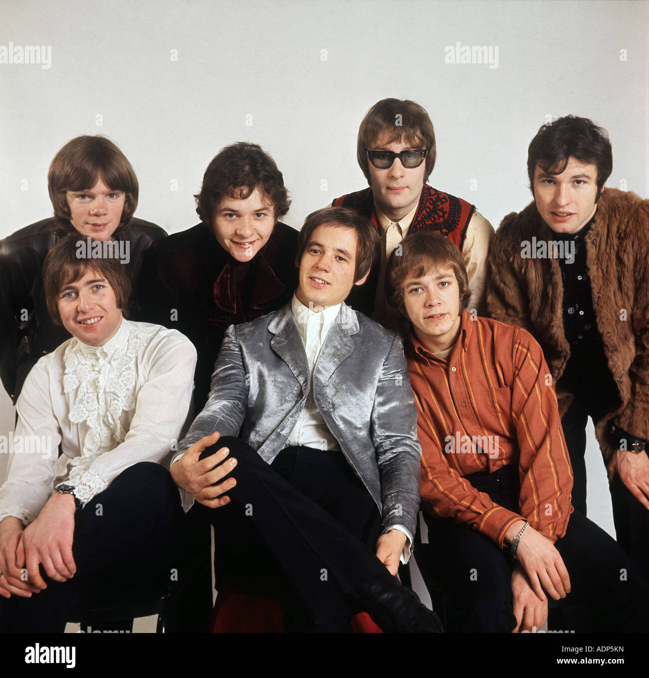 AMEN CORNER - UK pop Gruppe über 1968 mit Andy Fairweather Low in Silber Jacke Stockfoto