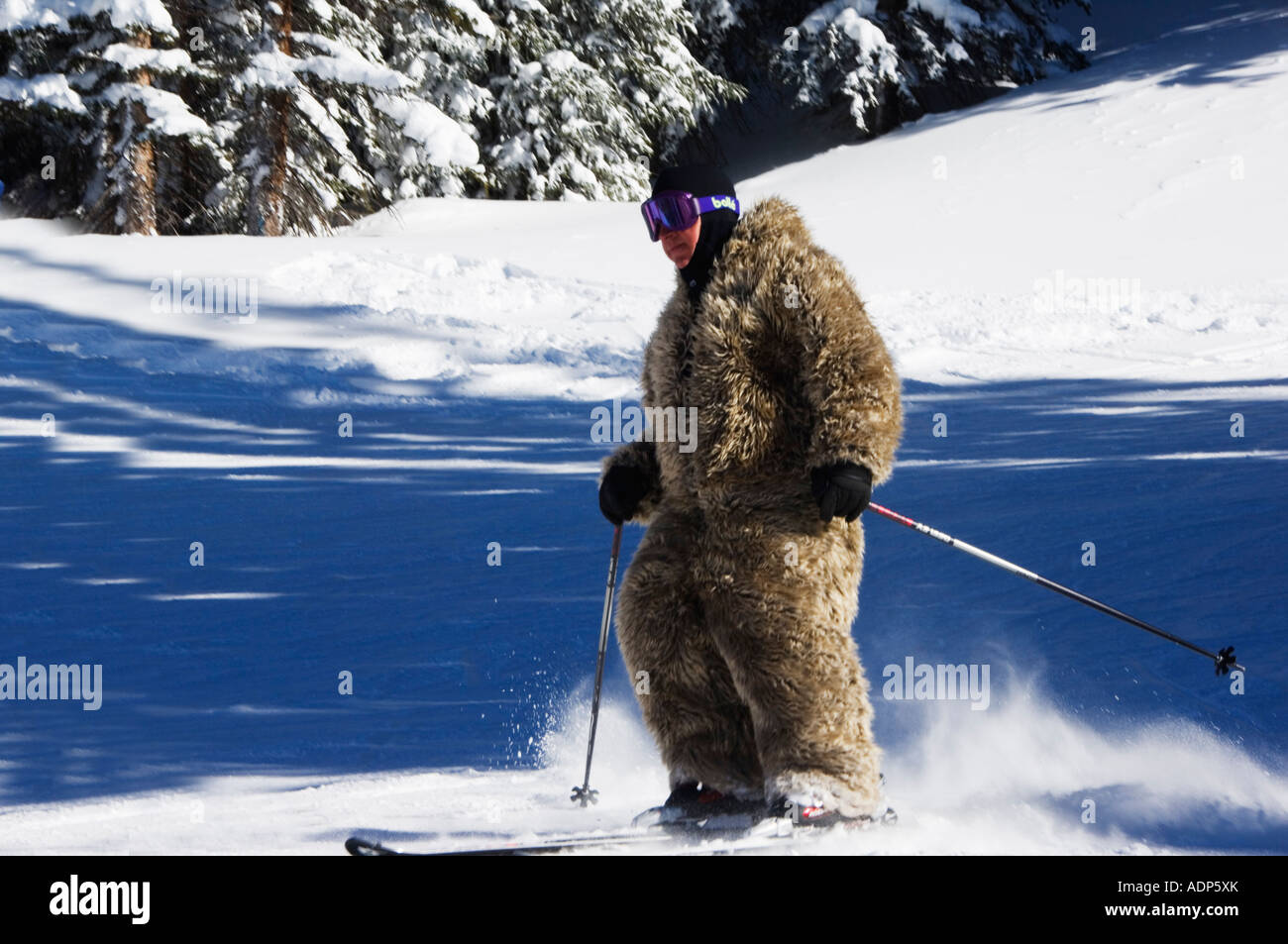 USA Colorado Vail Ski Resort Skifahrer in Vail Kostüm Stockfotografie -  Alamy