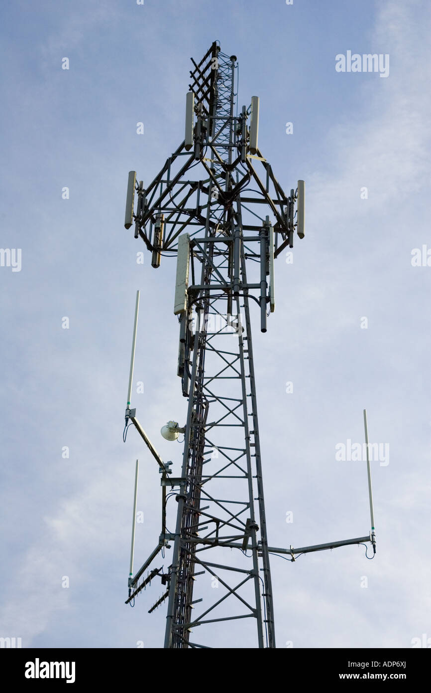 Handy-Mast Gloucestershire Vereinigtes Königreich Stockfoto