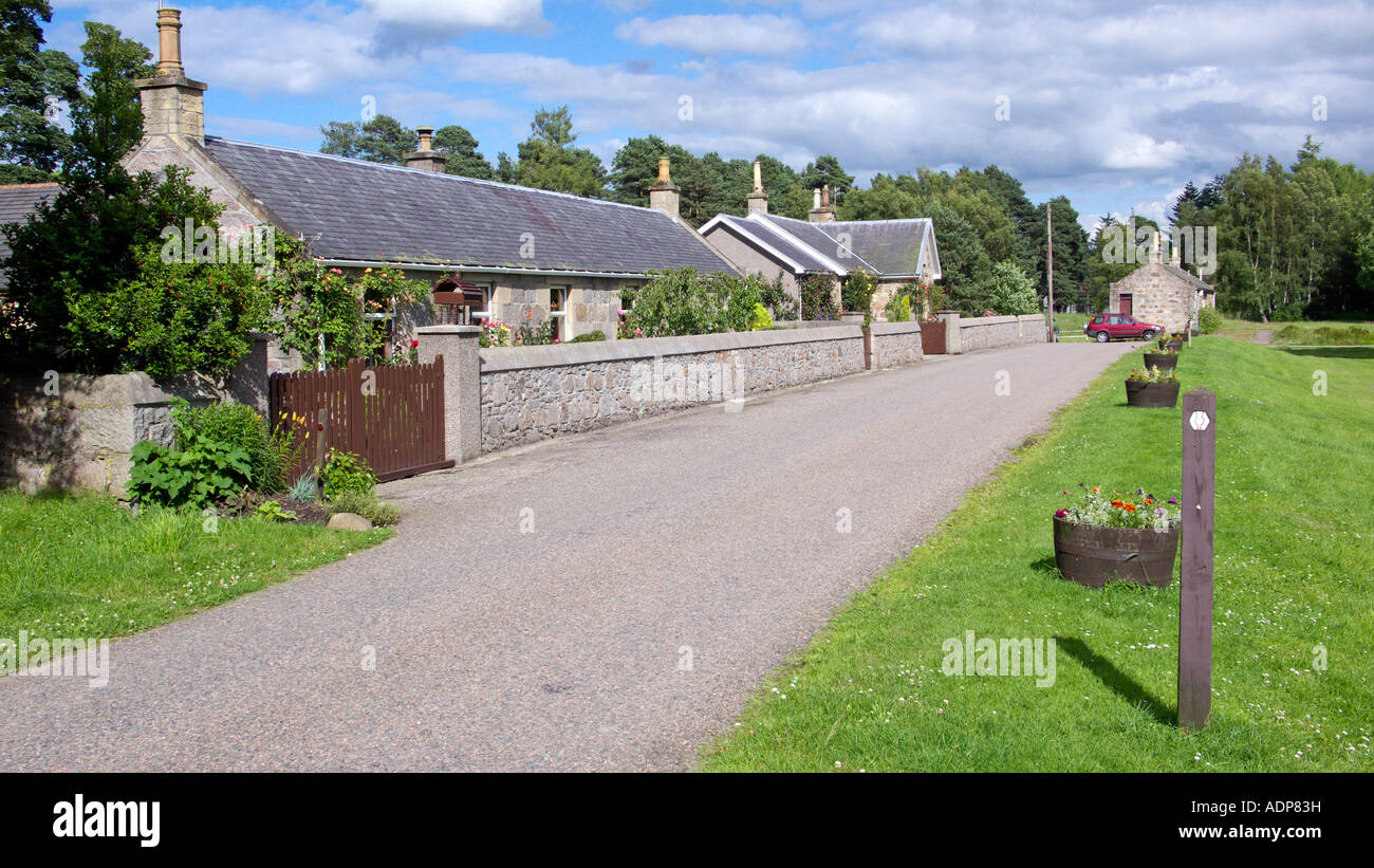 Bestandteil des West Highland Way in der Nähe von Carron in Speyside Stockfoto