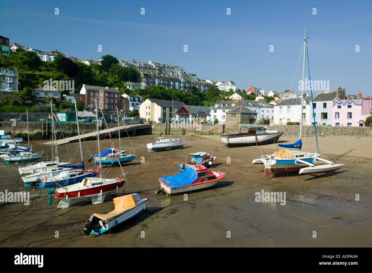Segelboote bei Ilfracombe, Devon, UK Stockfoto