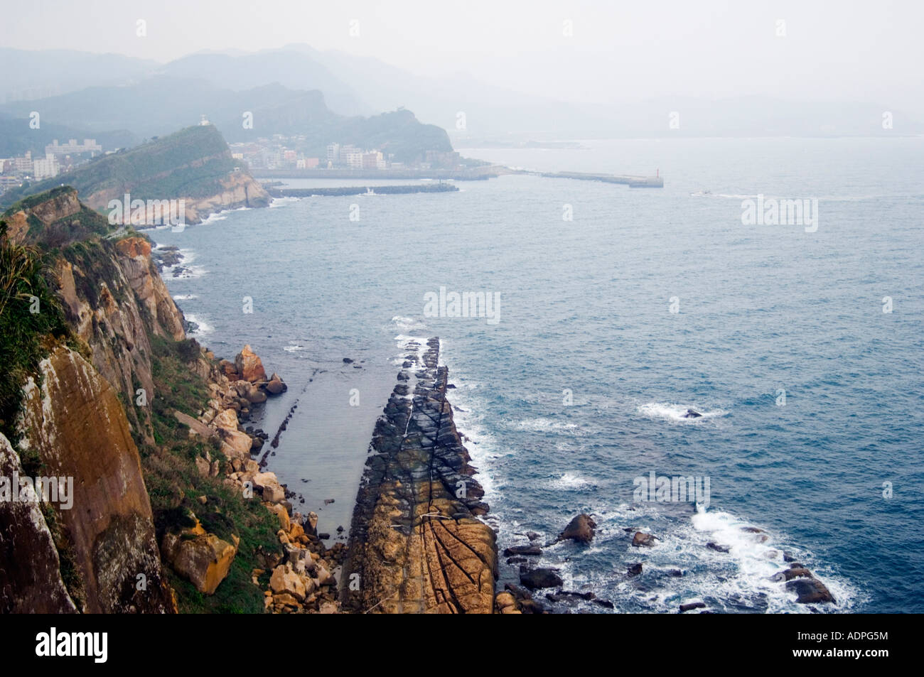 Coastal Felsformationen Yehliu Taipei County Taiwan China Stockfoto