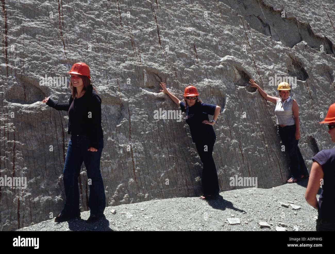 Cal Orcko Dinosaur Tracks - Sucre, Chuquisaca, Bolivien Stockfoto