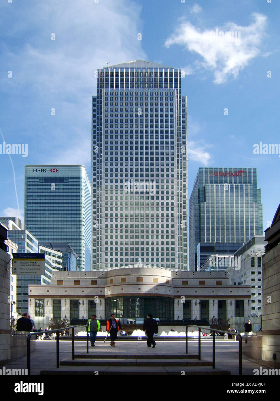 Canary Wharf London England Stockfoto